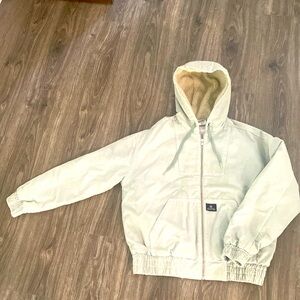 BDG sage green padded denim jacket